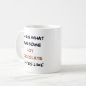 phantastische Schokolade Kaffeetasse (Vorderseite Links)