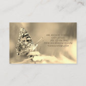 Phantastische schöne, perfekte Schmetterlingswirts Visitenkarte (Rückseite)