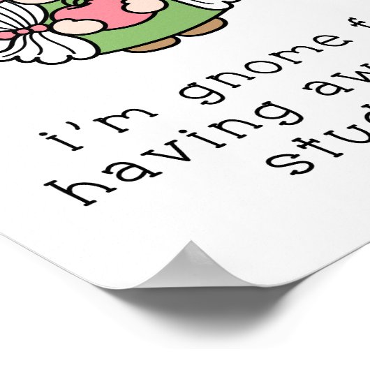 Phantastische Schüler lernen Poster (Ecke)