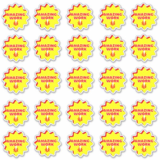 Phantastische Schulungsspende - Teacher Stickers P Aufkleber (Vorderseite)