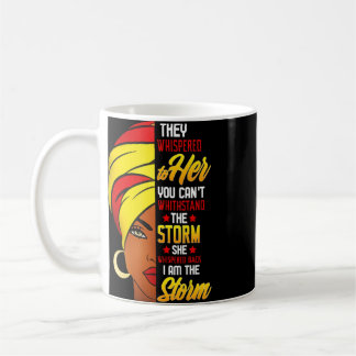 Phantastische schwarze Geschichte, die sie zurückf Kaffeetasse