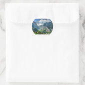 Phantastische Schweizer Alpen Runder Aufkleber (Tasche)