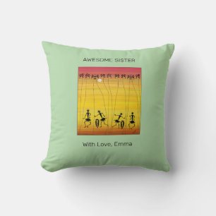 Phantastische Schwester, Sunset Dance Throw Kissen