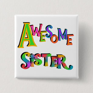 Phantastische Schwestern T - Shirt und Geschenke Button