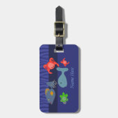 Phantastische Seekritter Gepäckanhänger (Vorderseite vertikal)