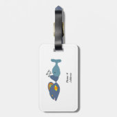 Phantastische Seekritter Gepäckanhänger (Rückseite vertikal)