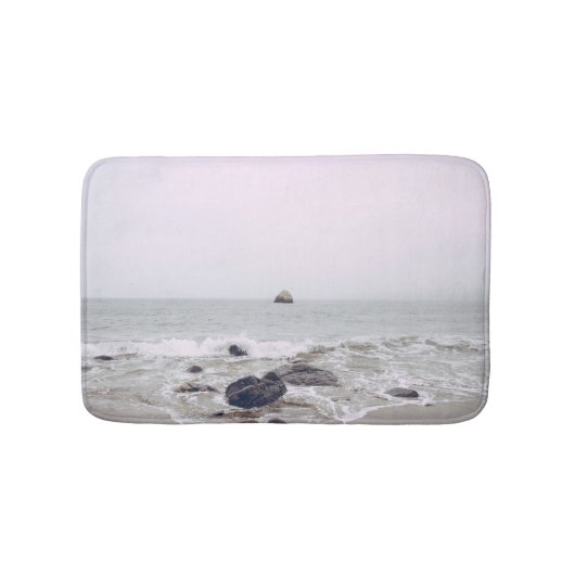Phantastische Sicht auf den Strand Badematte (Vorderseite)