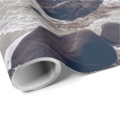 Phantastische Sicht auf den Strand Geschenkpapier (Rolleneckpunkt)