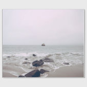 Phantastische Sicht auf den Strand Geschenkpapier (Flach)