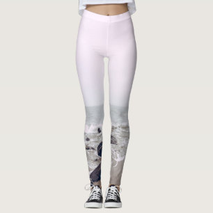 Phantastische Sicht auf den Strand Leggings
