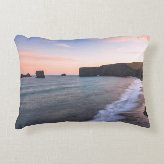 Phantastische Sicht auf Island Dekokissen (Vorderseite)