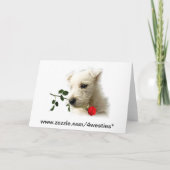 Phantastische Silhouette von Mutter und Sohn am St Karte (Rückseite)