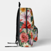 Phantastische Sommergarten Farbige Blume Bedruckter Rucksack (Links)