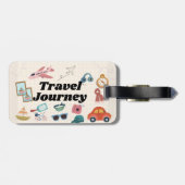 Phantastische Sommerreise Besichtigungen Gepäckmar Gepäckanhänger (Rückseite horizontal)