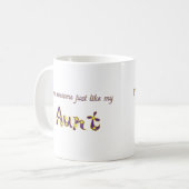 Phantastische Tante Kaffeetasse (Vorderseite Links)