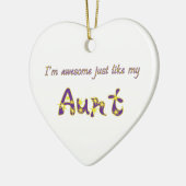 Phantastische Tante Keramik Ornament (Links)