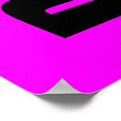 Phantastische Tanzgrafik Poster (Ecke)