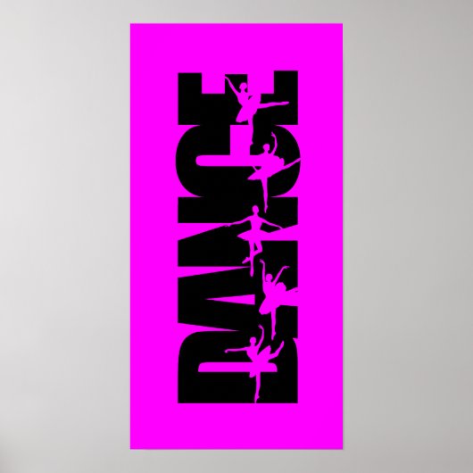 Phantastische Tanzgrafik Poster (Vorne)