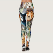 Phantastische Tiere Leggings (Rückseite)