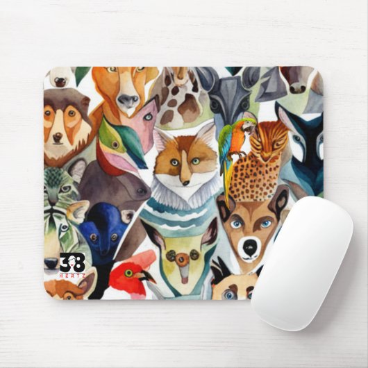 Phantastische Tiere Mousepad (Mit Mouse)
