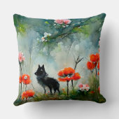 Phantastische Tiere niedliches Kissen (Rückseite)