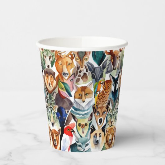 Phantastische Tiere Pappbecher (Links)