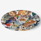 Phantastische Tiere Pappteller (Schrägansicht)