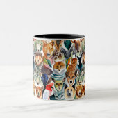 Phantastische Tiere Zweifarbige Tasse (Mittel)