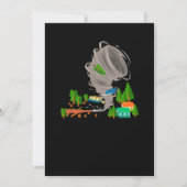 Phantastische Tornado- und Sturmtaucher Einladung (Vorderseite)