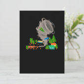 Phantastische Tornado- und Sturmtaucher Einladung (Stehend Vorderseite)