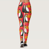 Phantastische Toucan Birds Leggings (Rückseite)