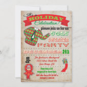 Phantastische Ugly Sweater Weihnachtsfeier Party E Einladung (Vorderseite)