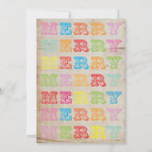 Phantastische Ugly Sweater Weihnachtsfeier Party E Einladung (Rückseite)