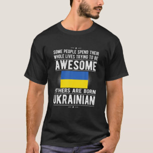 Phantastische ukrainische Flagge Ukraine Ukrainisc T-Shirt