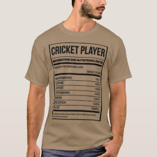 Phantastische und lustige Cricketristik T-Shirt