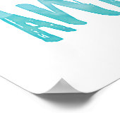 Phantastische und lustige Kinder drucken Poster (Ecke)