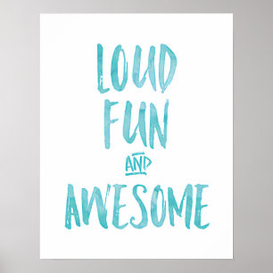 Phantastische und lustige Kinder drucken Poster
