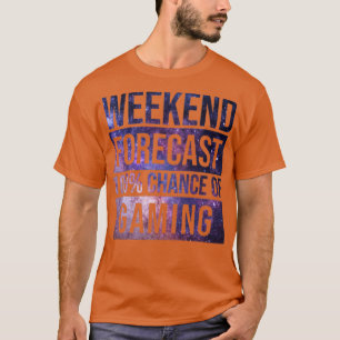 Phantastische und lustige Wochenendprognose Hunder T-Shirt
