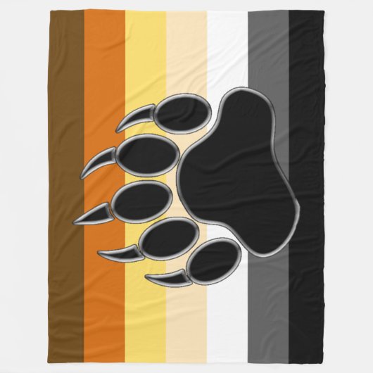 Phantastische und sehr Coole Bärenparade Fleecedecke (Vorderseite)