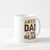 Phantastische Väter haben Bärte Kaffeetasse (VorderseiteRechts)