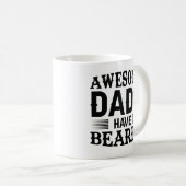 Phantastische Väter haben Bärte Kaffeetasse (VorderseiteRechts)