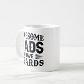 Phantastische Väter haben Bärte Kaffeetasse (Vorderseite Links)