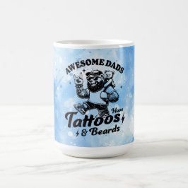 Phantastische Väter haben Tattoos & Beards Kaffeetasse