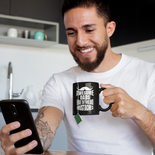 Phantastische Vater haben Tattoos Schwarze Combo-T Tasse