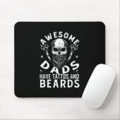 Phantastische Väter haben Tattoos und Bärte Mousepad (Mit Mouse)
