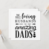 Phantastische Väter, Liebende Husbys aus der Ehefr Karte (Vorderseite/Rückseite Beispiel)