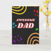 Phantastische Vater Vatertagskarte Karte (Gelbe Blume)