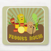 Phantastische Veggie Band! Mousepad (Vorne)