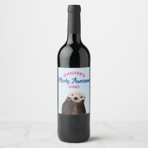 Phantastische Vino/Brew Custom Weinetikett