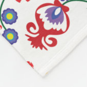 🧡 😍 Phantastische Volkszusammensetzung auf Weiß Fleecedecke (Ecke)